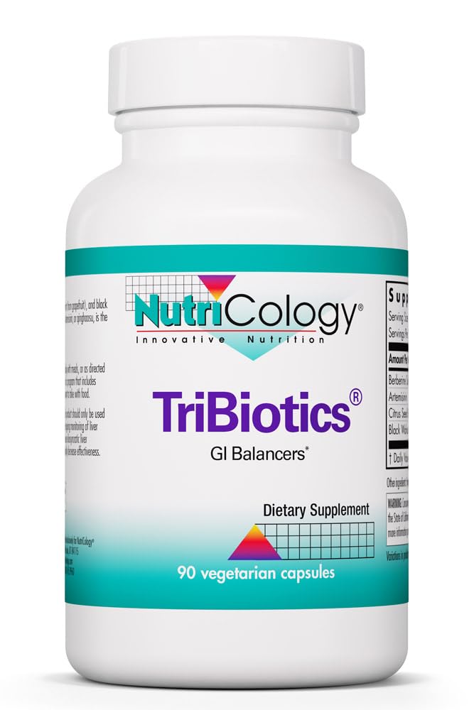Nutricology TriBiotics Berberine Artemisinin, 90 Capsules