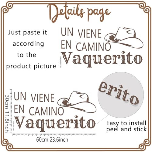Sticker de pared Un Vaquerito Viene En Camino miniatura 2