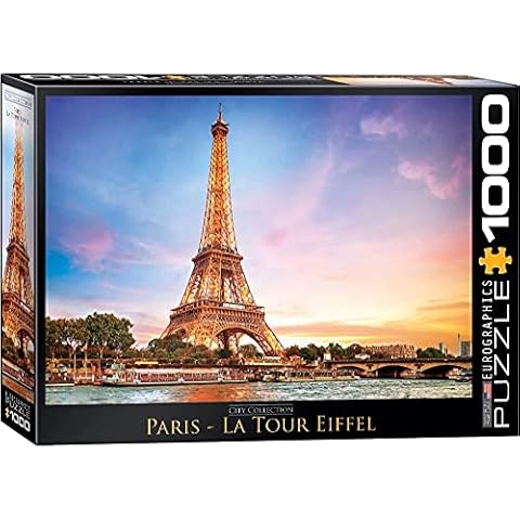 EuroGraphics 6000-0765 Paris Eiffel Tower Puzzle (1000-Piece) Jigsaw Cover