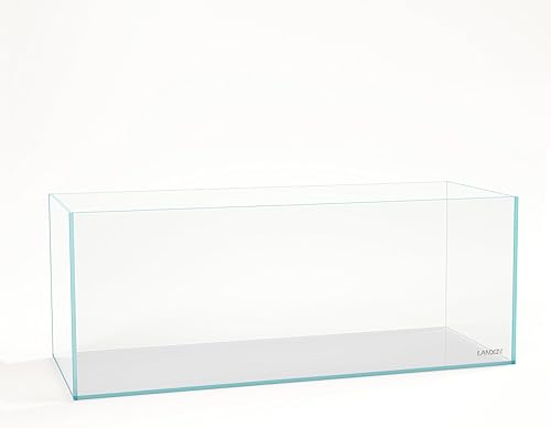 Miniatura 8 de LANDEN 30C tanque de acuario sin montura de 6.6 galones con bajo contenido de hierro, W11.8×D11.8×H11.8 in(30x30x30cm) de 5 mm de espesor