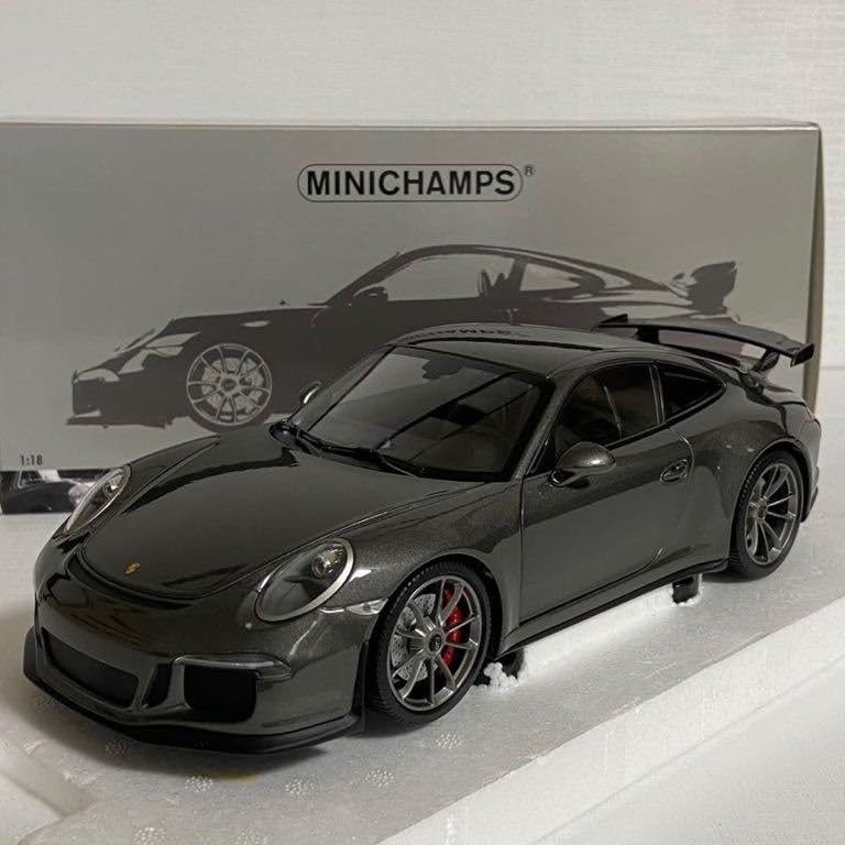 ミニチャンプス ポルシェ 911 GT3 たのしめる 2013 グレーメタリック