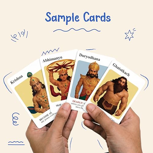 Image of Kauravas & The Pandavas, Strategy & Travel Game, Fun for Family & Friends Game Nights, for Teens & Adults, 3-5 Players