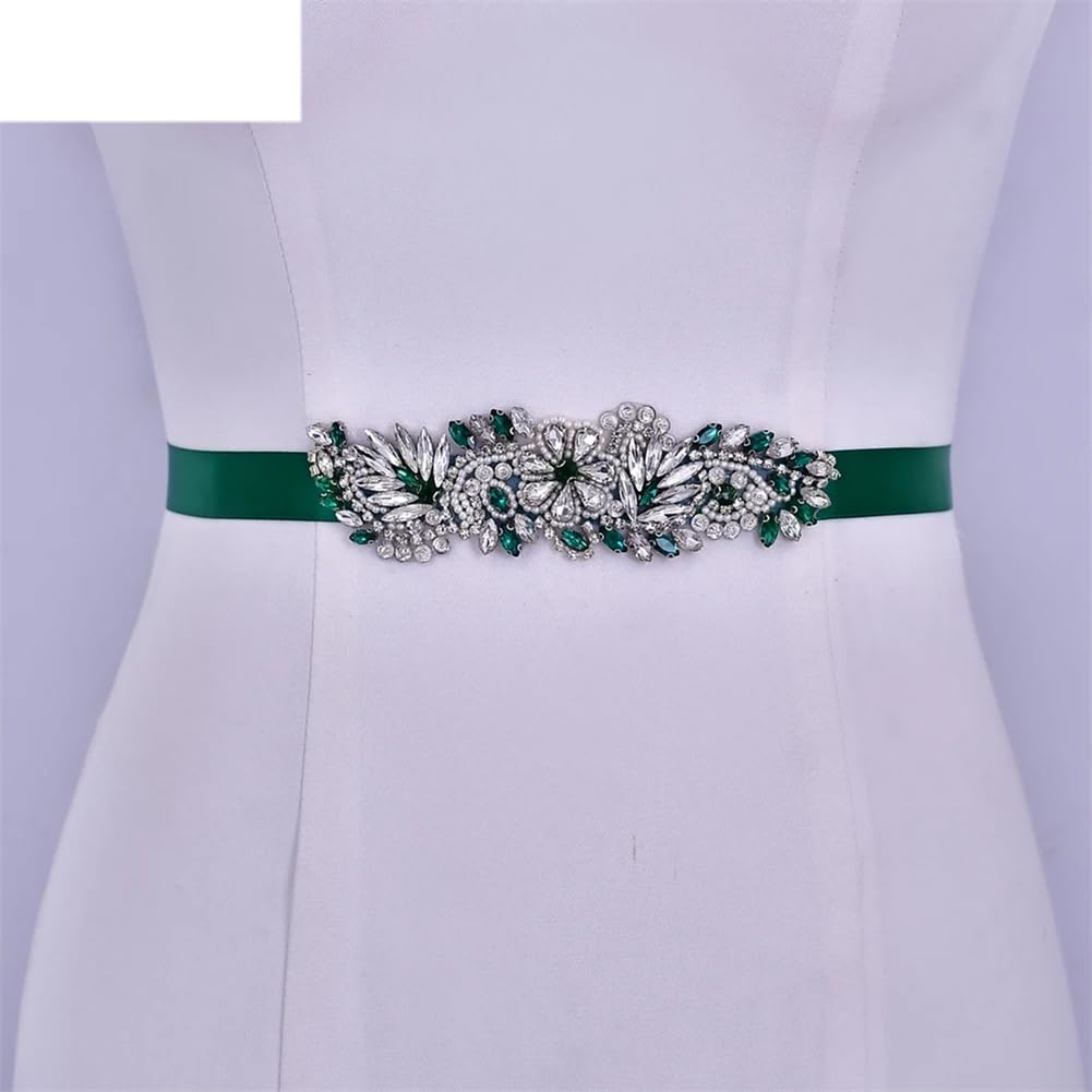 Cintura da sposa con strass cinture per donne cinture da sposa e fasce accessori per abiti lucidi