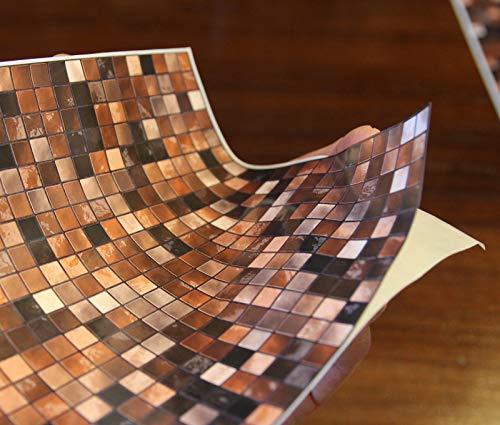 48 Copper Kitchen Bathroom Tile Stickers Transfers Flat Printed Covers for 6 x 6 inch 15 x 15cm Tiles Stick On Wall Peel N Stick 6 by 6 Stickers (6x6-48 Individual Stickers - Image 4