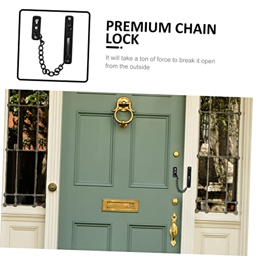 Cerradura de seguridad para puerta interior Angoily inoxidable con pestillo 3