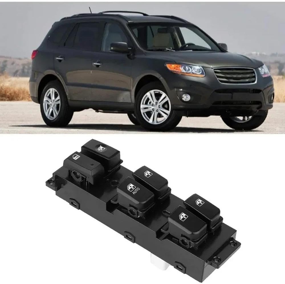 Car Interior Front Left Power Window Master Control Switch Button Replacement Car Accessories For Hyundai Santa Fe 2007-2011