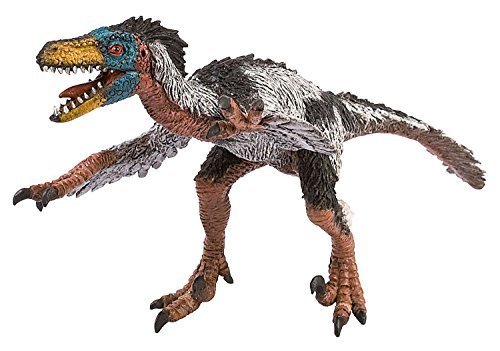 Velociraptor Bullyland Museum Line : réplique de collection peinte à la main