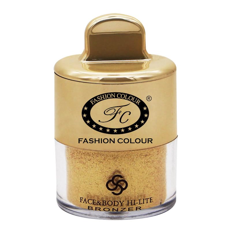 FASHION COLOUR Face and Body Hi-Lite Bronzer | Highlighter For Effortless Shine | Soft Glow Highlighter | Mettalics Body Shimmer | 4g | Shade 08 - Image 2 thumbnail
