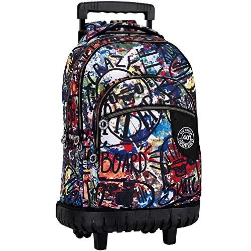 40 Grados Earth: Mochila Grande con Carro Fijo  Trolley  Perona 56806