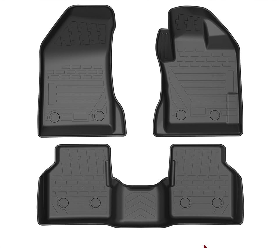 Tapis Jeep Compass 2017-2023 anti-glisse et sans odeur de plastique