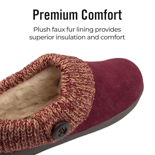 Image of Clarks Women's Knit Scuff Slipper