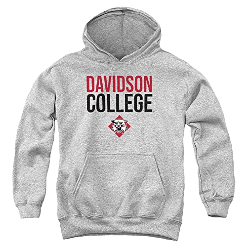 Davidson College Official Stacked Youth Kids Boy/Girls Pull-Over Hoodie Sweatshirt