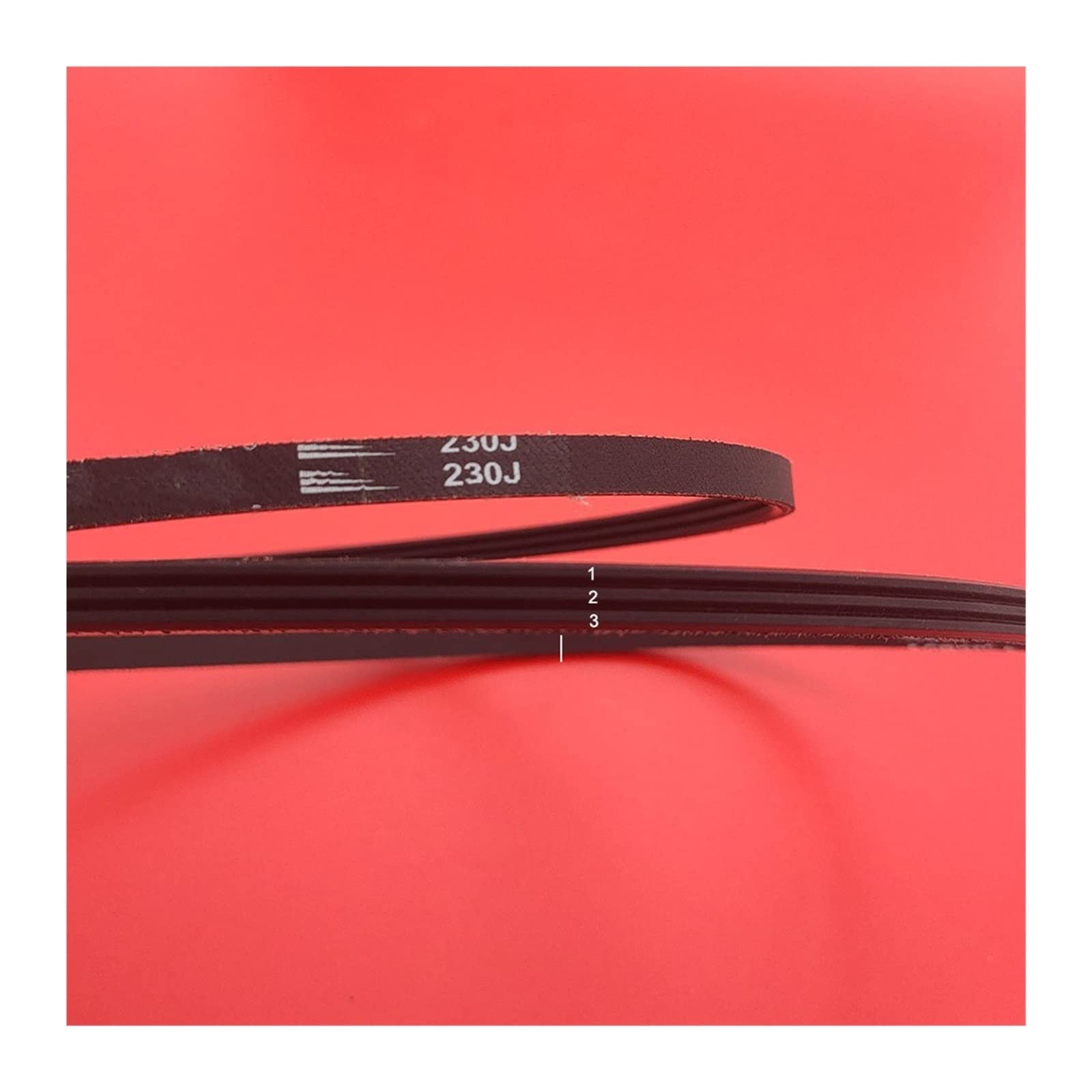 Cinghia Trasmissione 230J/PJ584 - 3 Ribs In Gomma | Per Tapis Roulant E Motorini - Foto 6