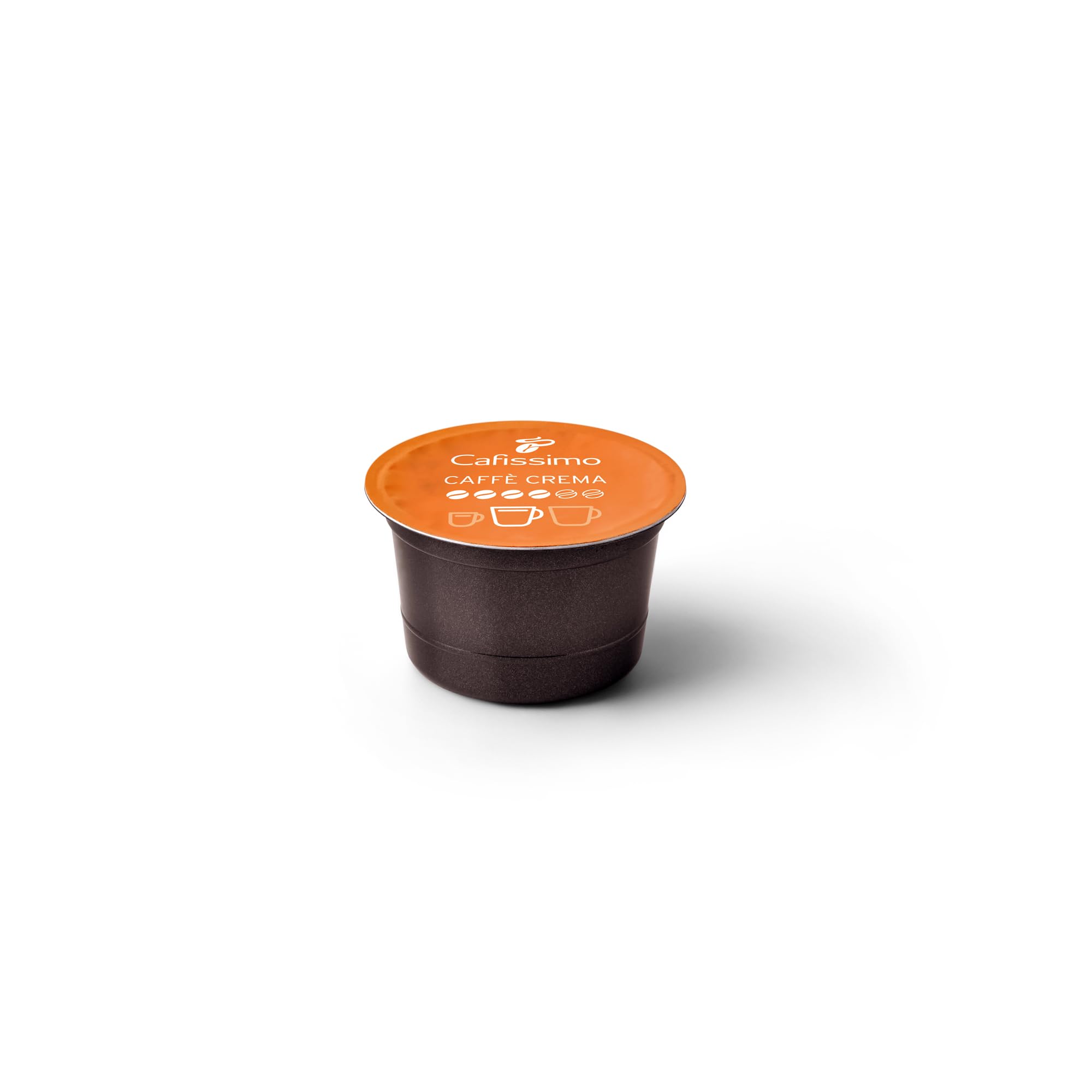 Tchibo Cafissimo Vorratsbox Caffè Crema vollmundig Kaffeekapseln, 96 Stück (Kaffee, ausgewogen und vollmundig), nachhaltig & fair gehandelt