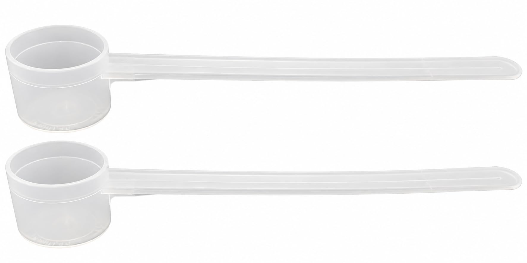 6.5 mL (6.5 CC) Long Handle Plastic Measuring Spoon for Coffee, Protein Powder, Pet Food, Spices, Grains, Dry Goods – Food-Grade BPA-Free (Pack of 2)