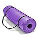 Haihuic Tapis de Yoga Extra épais 2 cm, Tapis d'exercice Anti-déchirure, Coussin Pilates antidérapant, 180 x 60 cm, Violet, avec Serviette de Sport réfrigérante et Sangle de Transport