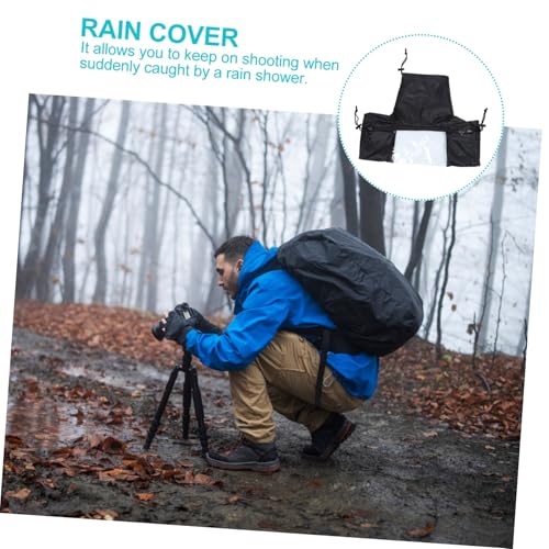 Funda para cámara réflex de tejido negro UKCOCO protectora contra lluvia 7