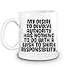 Produktbild Harma Art Mein Wunsch, Autorität zu entwickeln - My Desire to Devolve Authority Coffee Mug 11 Oz Ceramic Kitchen Cup for Hot Beverages