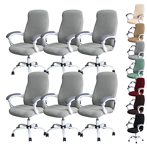 Housse de chaise bureau imperméable avec fermeture éclair x6 - 2