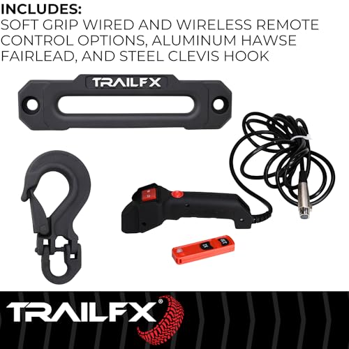 TrailFX Refelx 2.0 Winch 9.5K Capacidad con Cable Sintético miniatura 4