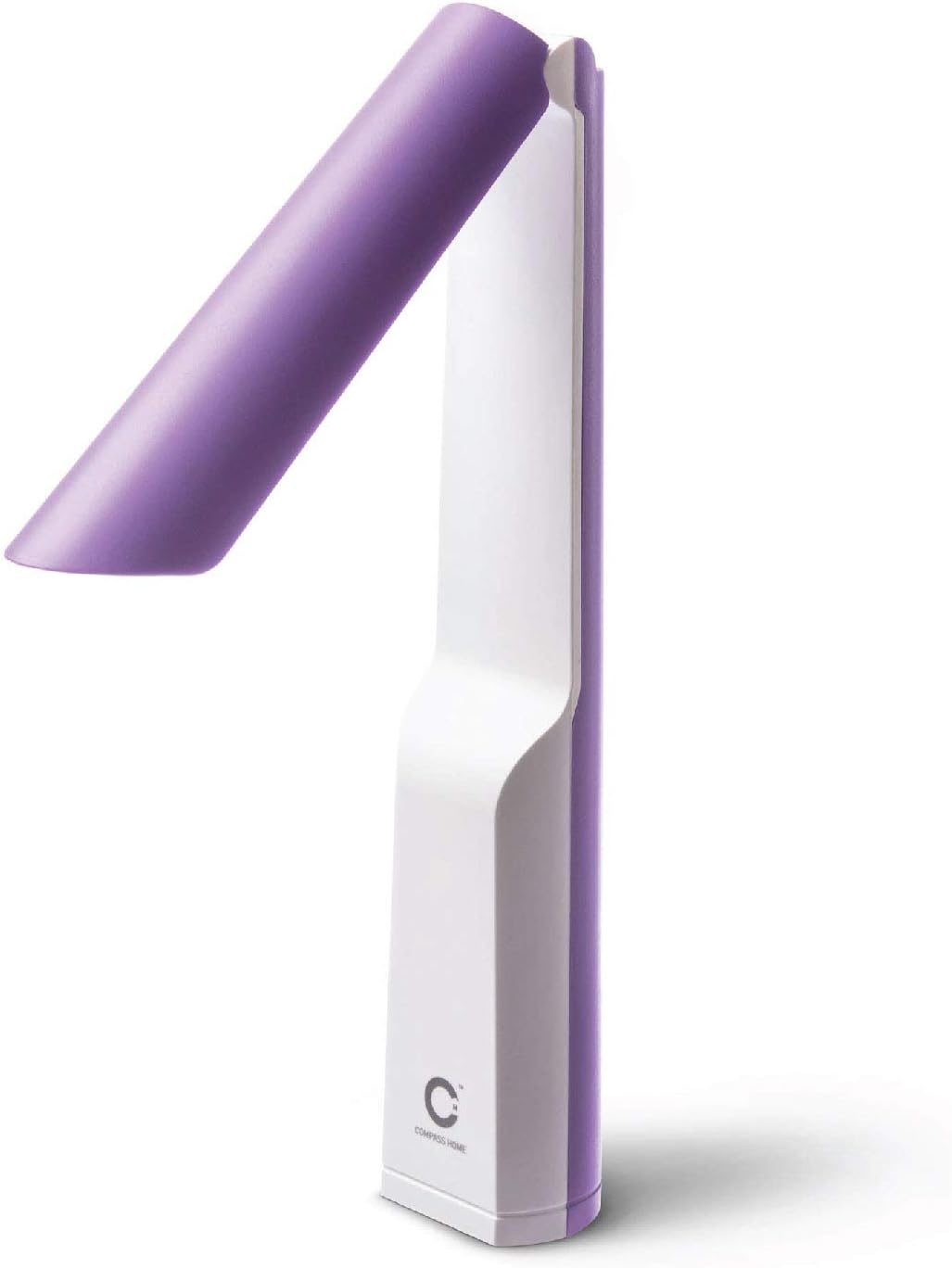 Compass Home Design Accents - Lámpara desinfectante de luz UV, portátil, esterilización LED UVC, luz desinfectante germicida con bloqueo para niños,