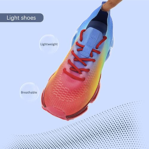 Image of LUCKY STEP Women Air Cushion Fashion Sneakers Breathable Casual Comfortable Lightweight Walking Shoes
