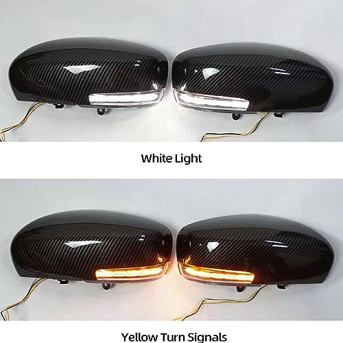 BAKUGO 2 Peças Led Dinâmicas Do Sinal De Mudança De Direção Da Luz Do Espelho Retrovisor Lateral Da