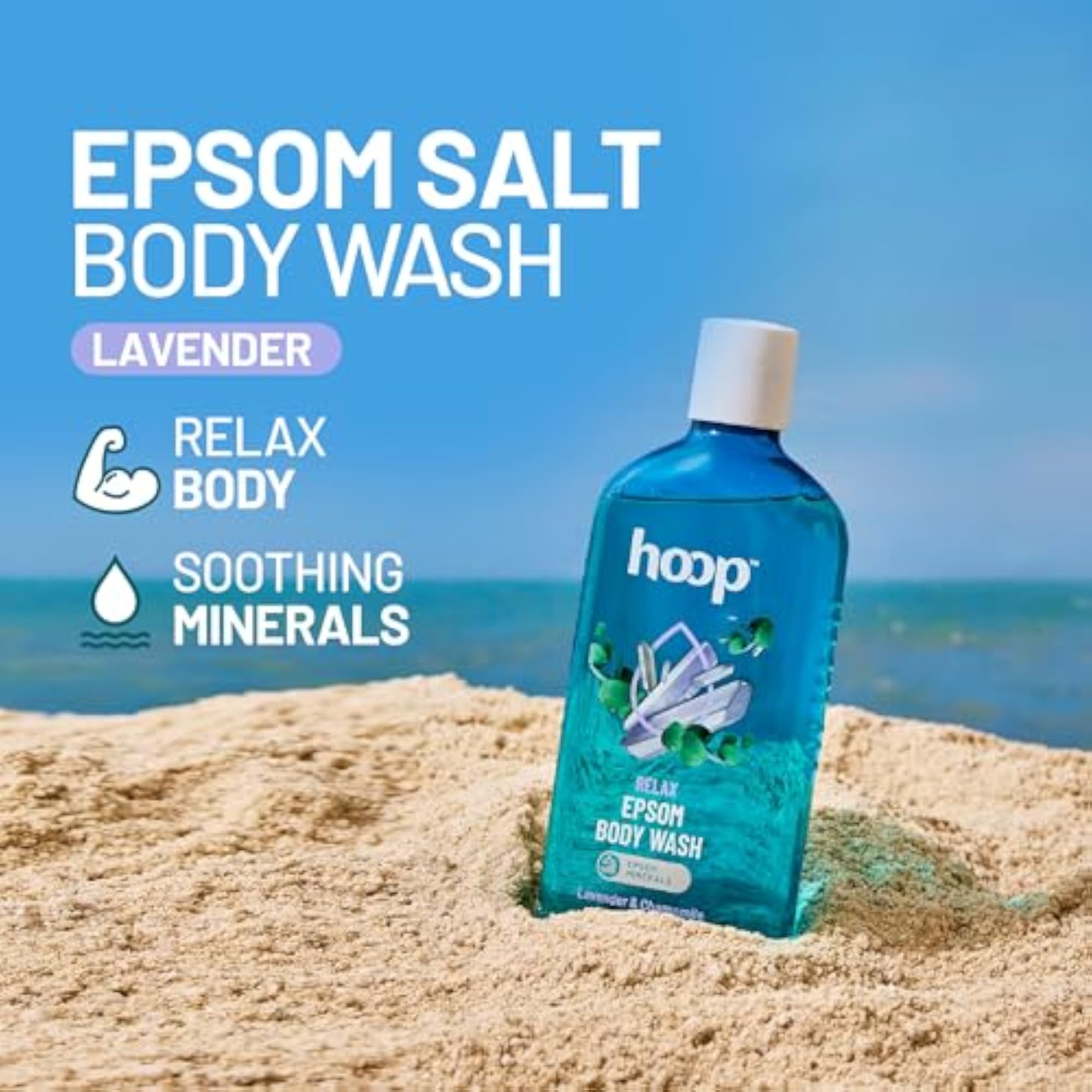 Epsom Body Wash Relax with Lavender & Chamomile, 300ml