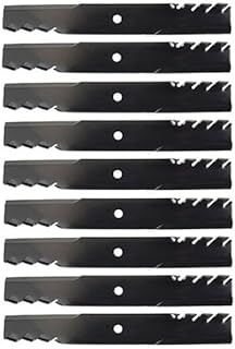 (9 Pack) Premium Replacement Mulching Lawn Mower Deck Blade fits Oregon 92038 96319 96335 96740 491533 396-807