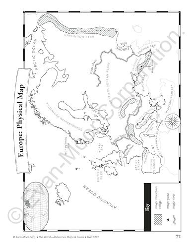 Evan-Moor Educational Publishers The World: Reference Maps & Forms Book (World & U.S. Maps) - Image 7