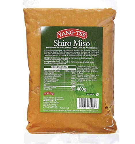 Yang-Tse - Shiro Miso Dulce de Arroz Blanco - Ideal para Condimentar Salsas ,Sopas Platos Vegetales- Producido en Japón- 400 Gramos Cover