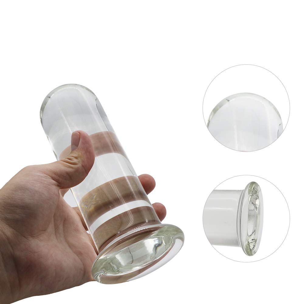 Plug Anale Plug Pour Femme Stimulateur de Point G, Bouchons Anaux En Cristal Roluck Pour Femmes Et Hommes Jouets Sexuels Anaux Transparent