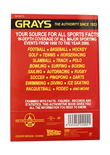 Back to The Future: Grays Sports Almanac Cover Notebook