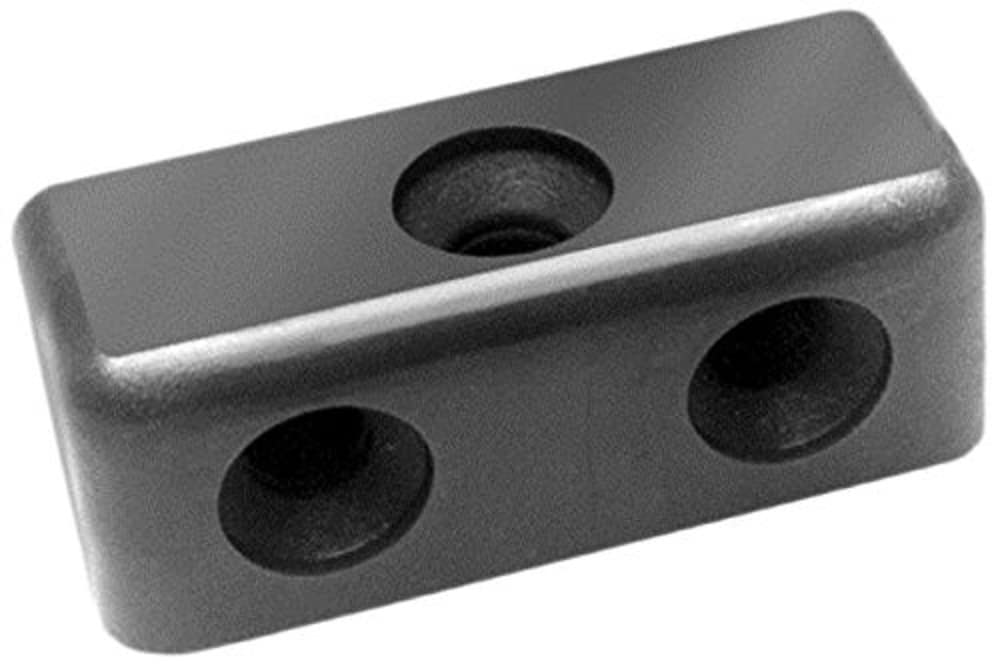 Merriway Black Bh03419 (10 Pcs) Modesty Wood & Furniture Jointing Block Connector - Pack Of 10 Pieces