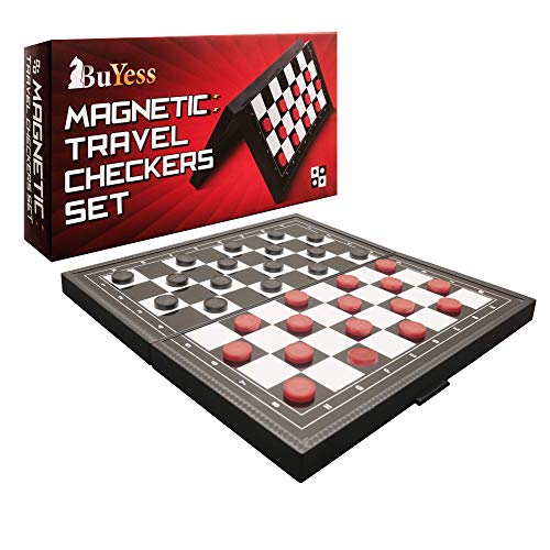 Buyess BY- 244 Magnetic Checkers Board Game And Magnetic Checker Pieces thumb #3