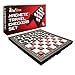 Magnetic Checkers Board Game and Magnetic Checker Pieces, 9.8 x 9.8 inches Mini Portable Travel Set