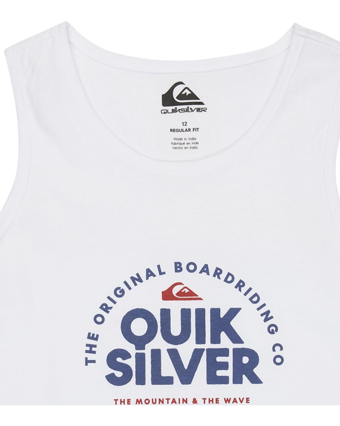 Quiksilver Fundamental Ride - Camiseta sin Mangas - Niños 8-16 - Blanco.