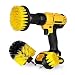 Hotype Brosse de Nettoyage pour Perceuse, 3 Pièces Brosses de Forage, Brosse Rotative Nettoyage de 2''/3,5''/4'', Perceuse pour Surfaces de Salle Bain Douche Carrelage Sol Cuisine Tapis Voiture