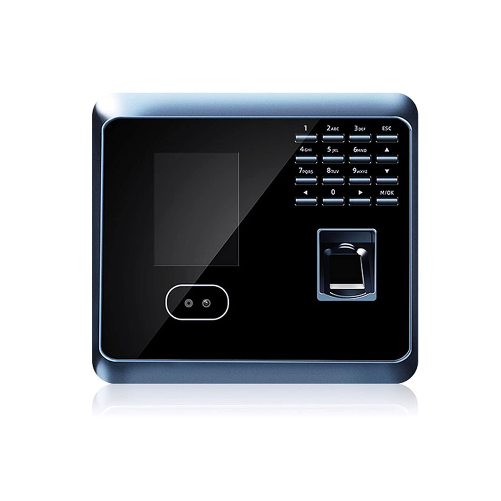 Control Horario Empleados, WiFi TCP/IP USB Huella Digital Facial RFID Tarjeta Empleado Tiempo de Asistencia Máquina Tiempo de Tiempo Reloj Recorder Sistema de grabación(UF100Plus ID)