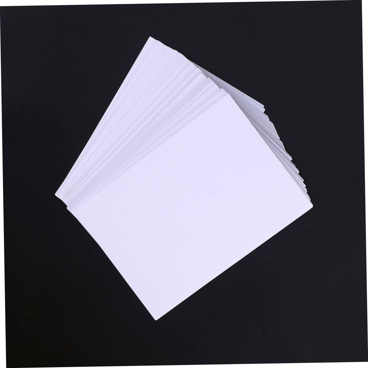 FONDOTIN 100 Blatt Aquarellpapier Weiß für Schüler und Anfänger Malpapier mit Glatter Oberfläche und Widerstandsfähig gegen Knicken zum Zeichnen und Basteln