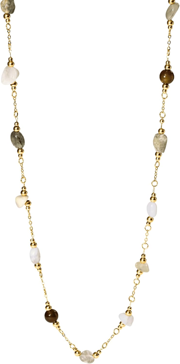 Purelei® Necklace Island Dream – 14K Gold plated stainless steel jewelry – Water-resistant necklace for women – Fashion jewelry for your individual look