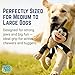 Happy Tails Gorilla Rope Dog Toy for Medium to Large Dogs - Durable Squeaky Toy with Reinforced Stitching, Heavy-Duty Polyester Material for Chewing, Tugging, and Interactive Play, Safe and Non-Toxic
