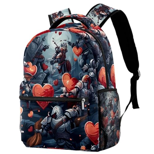 Sac à dos pour lycée et randonnée multicolore grand format 40cm
