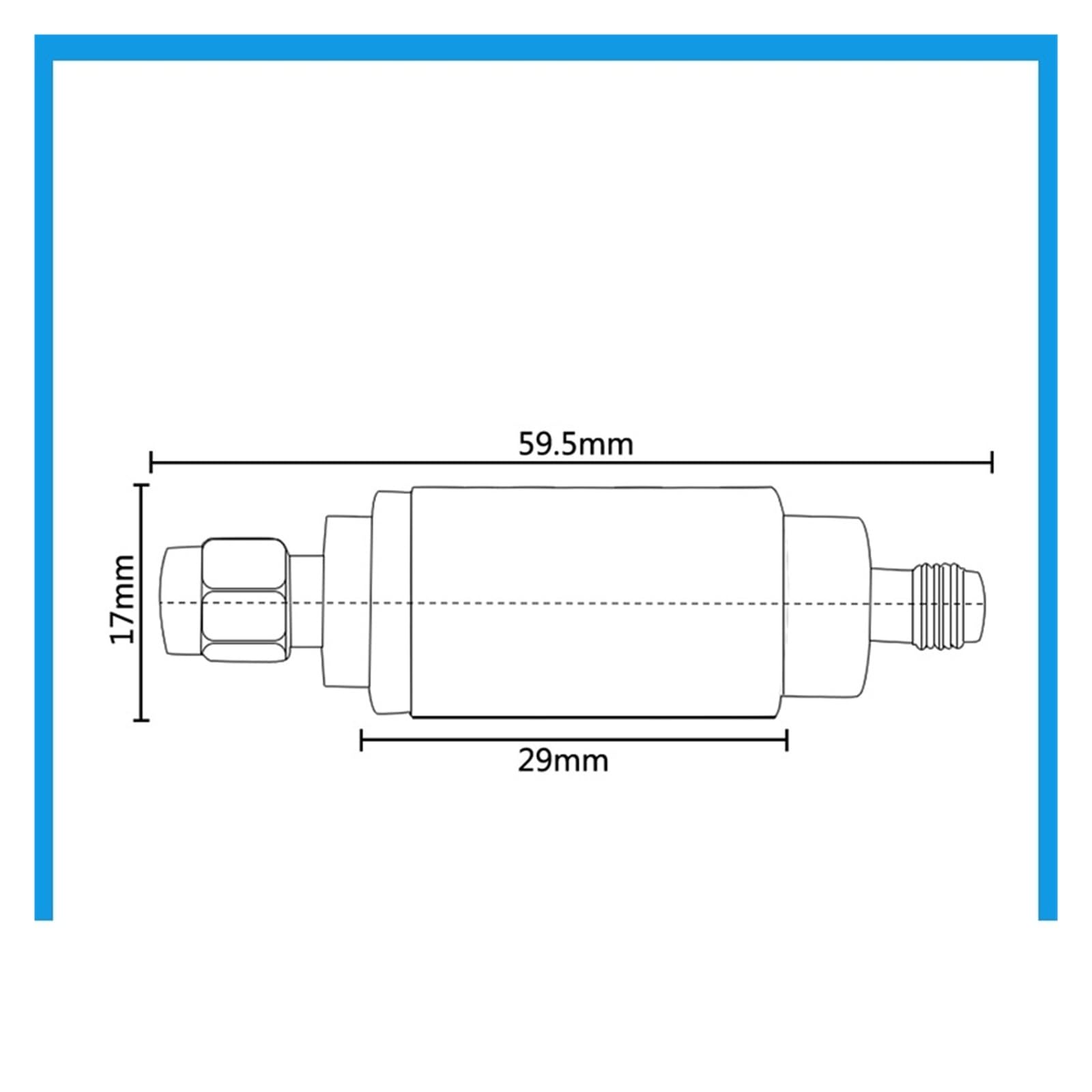 Attenuatore BNC-JK 2W, Attenuatore Fisso RF Q9 Maschio-Femmina, DC-3GHZ/4GHZ 50ohm, 1dB 2dB 3dB 10dB 20dB 30dB 40db(6db 3Ghz)