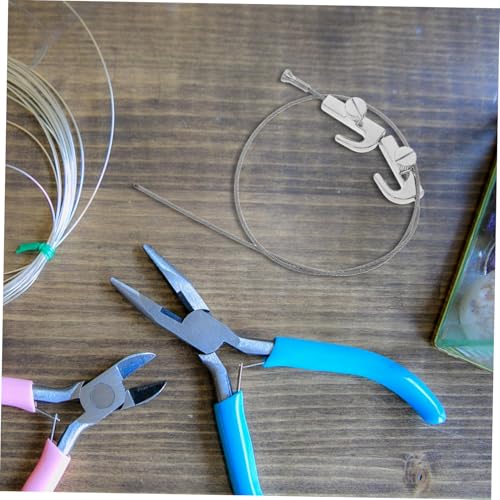 Image of Stainless Steel Picture Rail Hooks Hanging Kit Wire Picture Hanging System with Multiuse Hooks for Art Photos and Decor Effortless Installation for Galleries and Studios