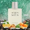 Acqua Spray Eau de Toilette para Hombre – Perfume fresco cítrico acuático con notas de bergamota y mar – 100ml/3.4 fl oz 4