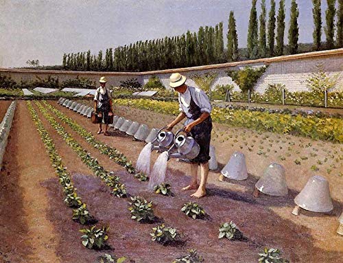Toile Les Jardiniers Gustave Caillebotte pour revivre la poésie du monde rural