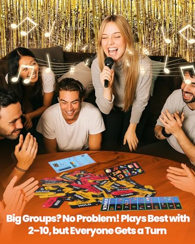 Grab Microphone Music Board Game de 2-10 Jugadores miniatura 6