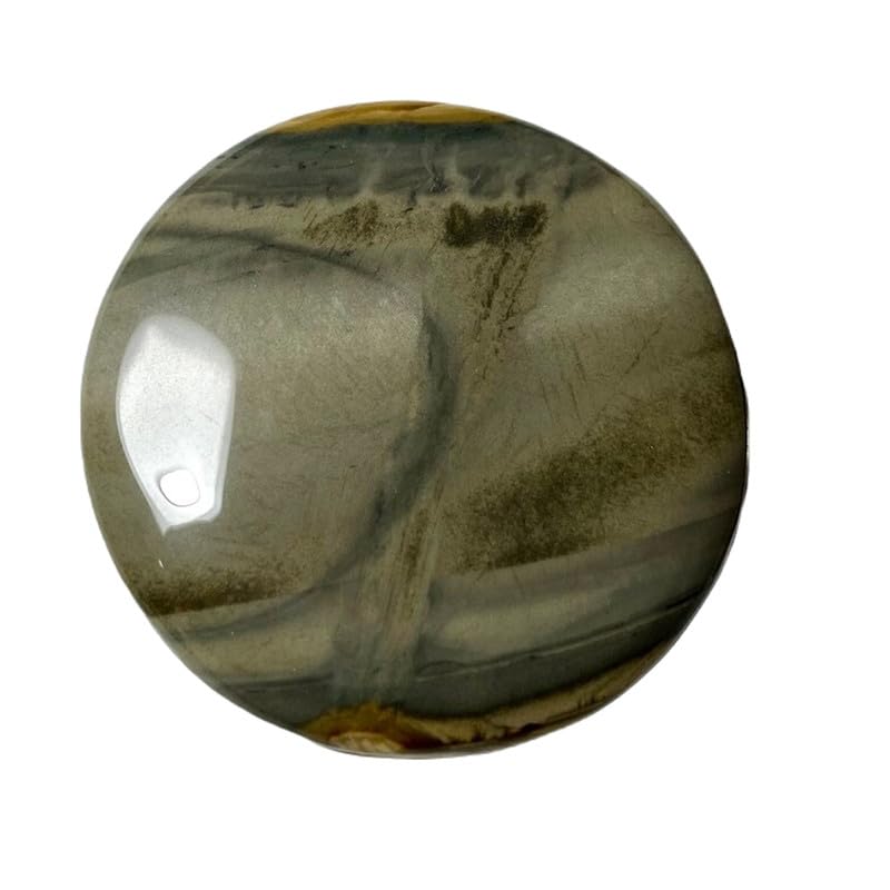 Jaspe impérial de qualité supérieure, cabochon rond 38mm pour haute joaillerie artisanale