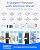 Waterdrop G5P700A Alkaline Mineral pH+ Reverse Osmosis Water Filter with WD-G5P700A-CF Filter, NSF/ANSI 372 Certified, 700G Reverse Osmosis System, Bundle